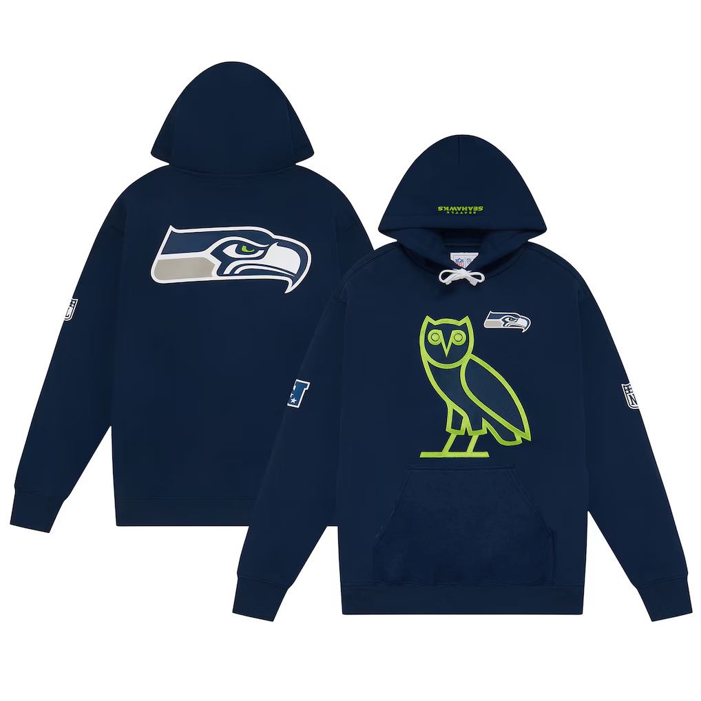 Men 2026 NFL Seattle Seahawks hoodie Blue 05->seattle seahawks->NFL Jersey
